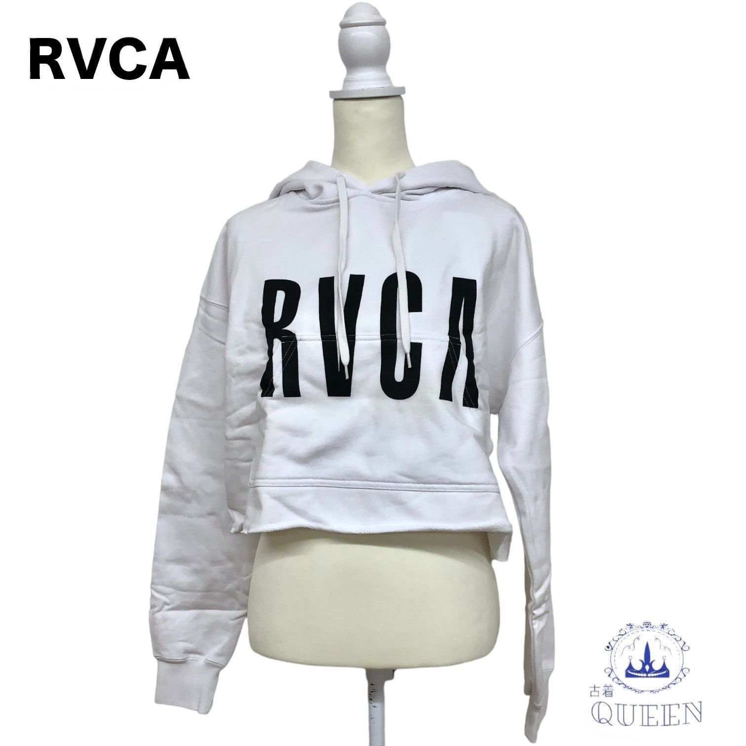 ☆新品☆ RVCA ルーカ パーカー クロップド丈 マフポケット ☆新品☆ RVCA ルーカ パーカー クロップド丈 マフポケット