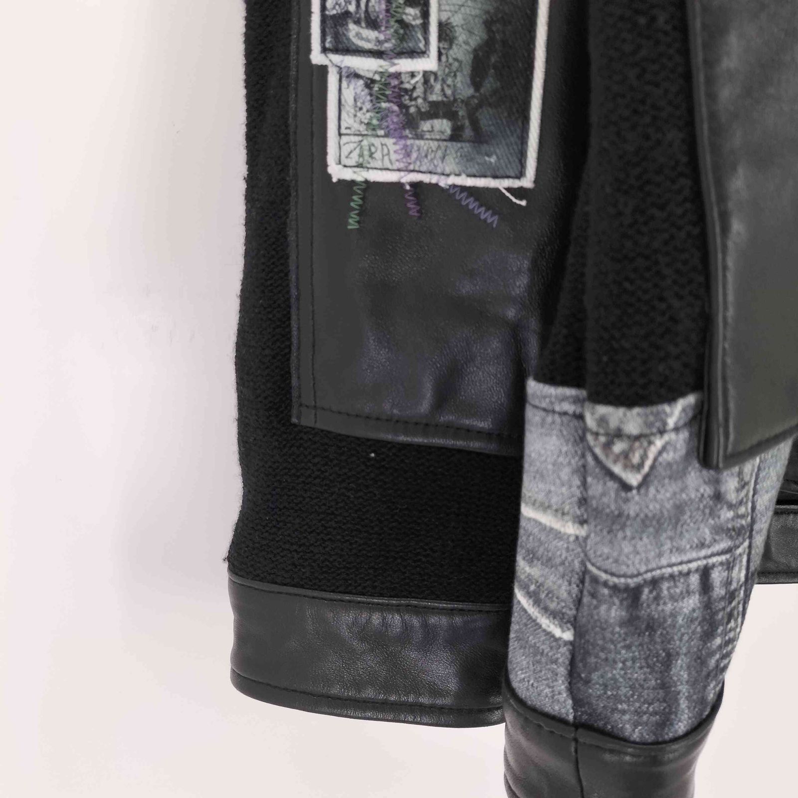 ZARA ORIGINS ウォッシュドコンビネーションジャケット　ovy XL ZARA ORIGINS ウォッシュドコンビネーションジャケット ovy XL