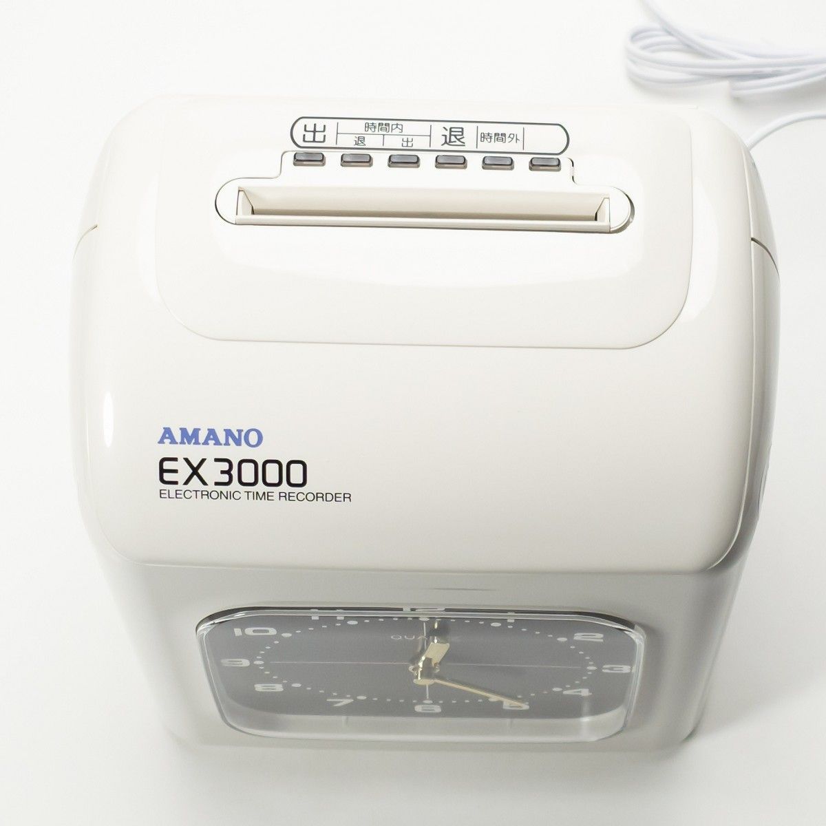 新品 タイムレコーダー EX-3000 白 アマノ 【公式通販】