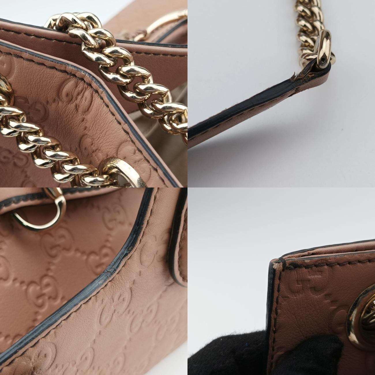 グッチGucciエミリーカーキレザー295403E012864779