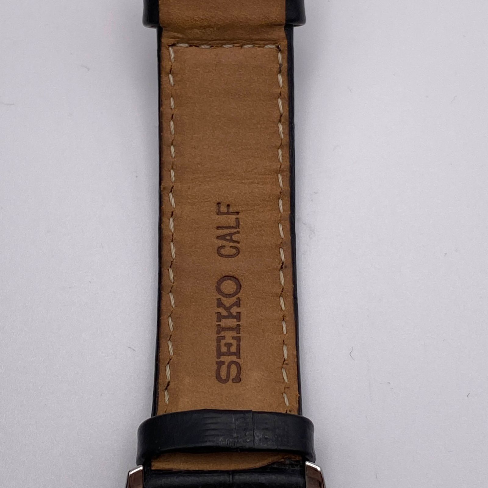 セイコー SEIKO クオーツ 6G28-00A0 黒文字盤 ブラック スモセコ