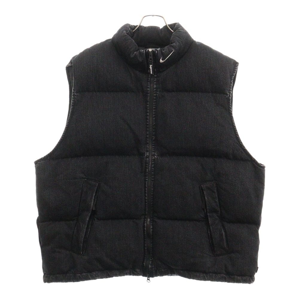 Supreme/Nike デニムパファーベスト ブラック