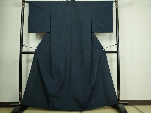 平和屋着物▽男性　本塩沢　単衣　霞文　正絹　逸品　CAAW2815ut 平和屋着物▽男性 本塩沢 単衣 霞文 正絹 逸品 CAAW2815ut