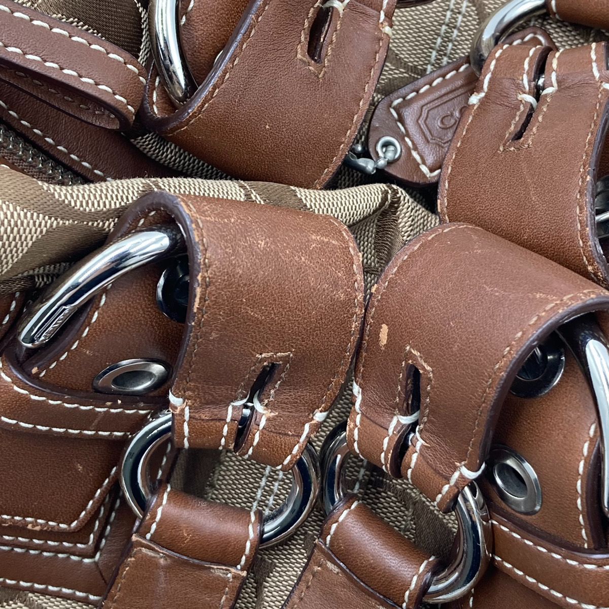 COACH ハンドバッグ ショルダー ソーホー サッチェル ミニボストン