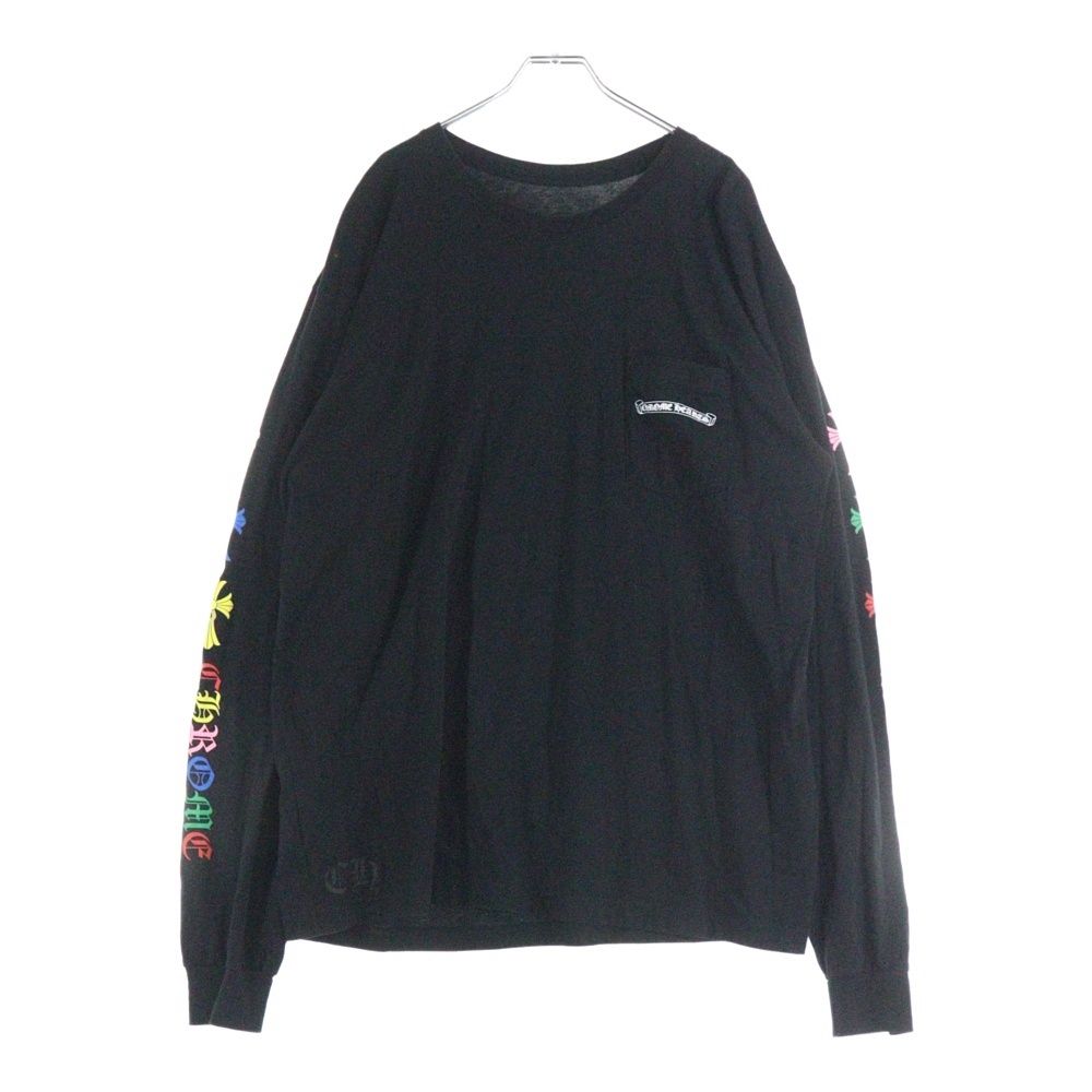 CHROME HEARTS クロムハーツ マルチカラーセメタリークロスロングスリーブTシャツ | 長袖カットソー MLTCOL CEM CRS L|S TEE