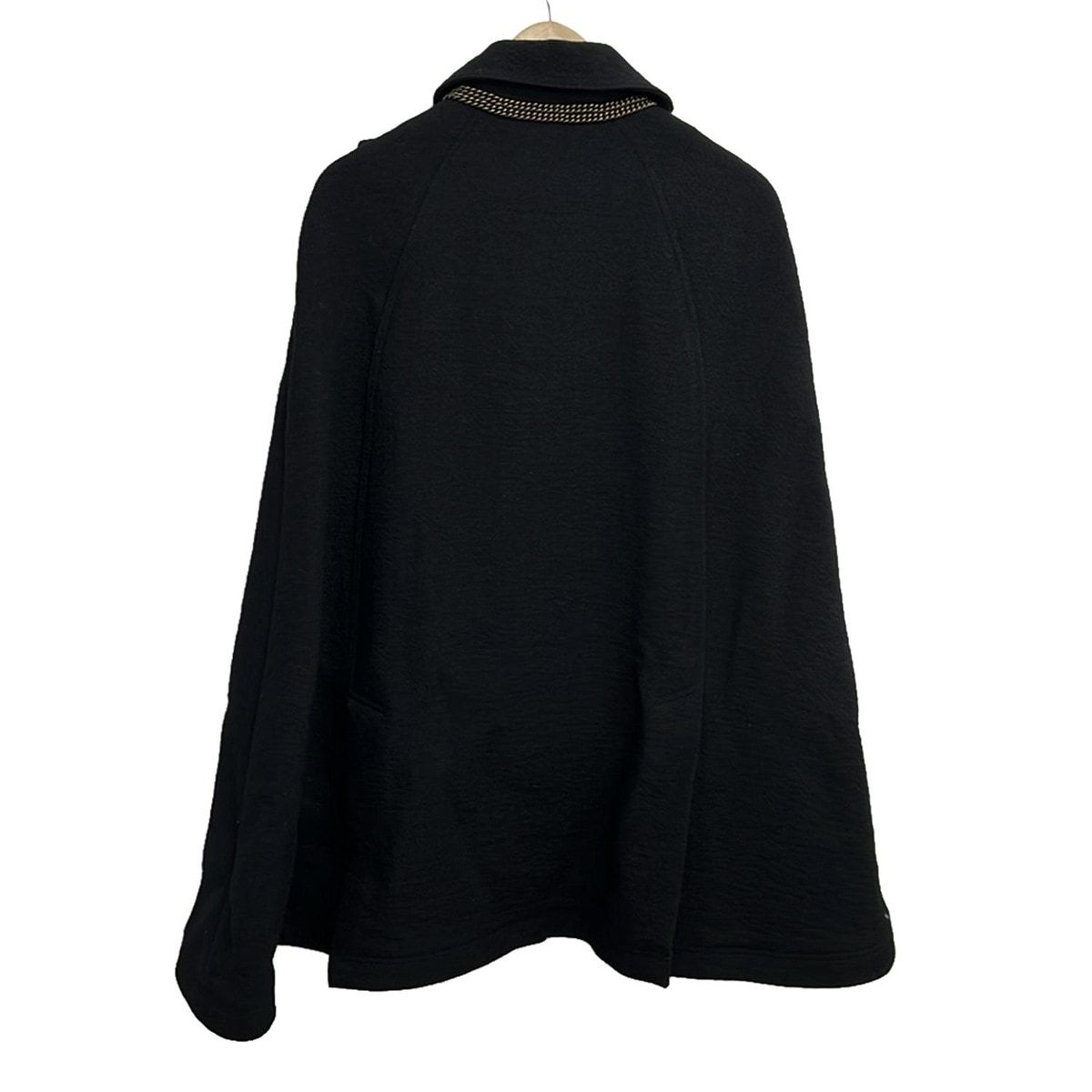 LOEWE ロエベ ポンチョ サイズ32 XS レディース - S540330X73 黒 ミリタリーケープコート 春 秋