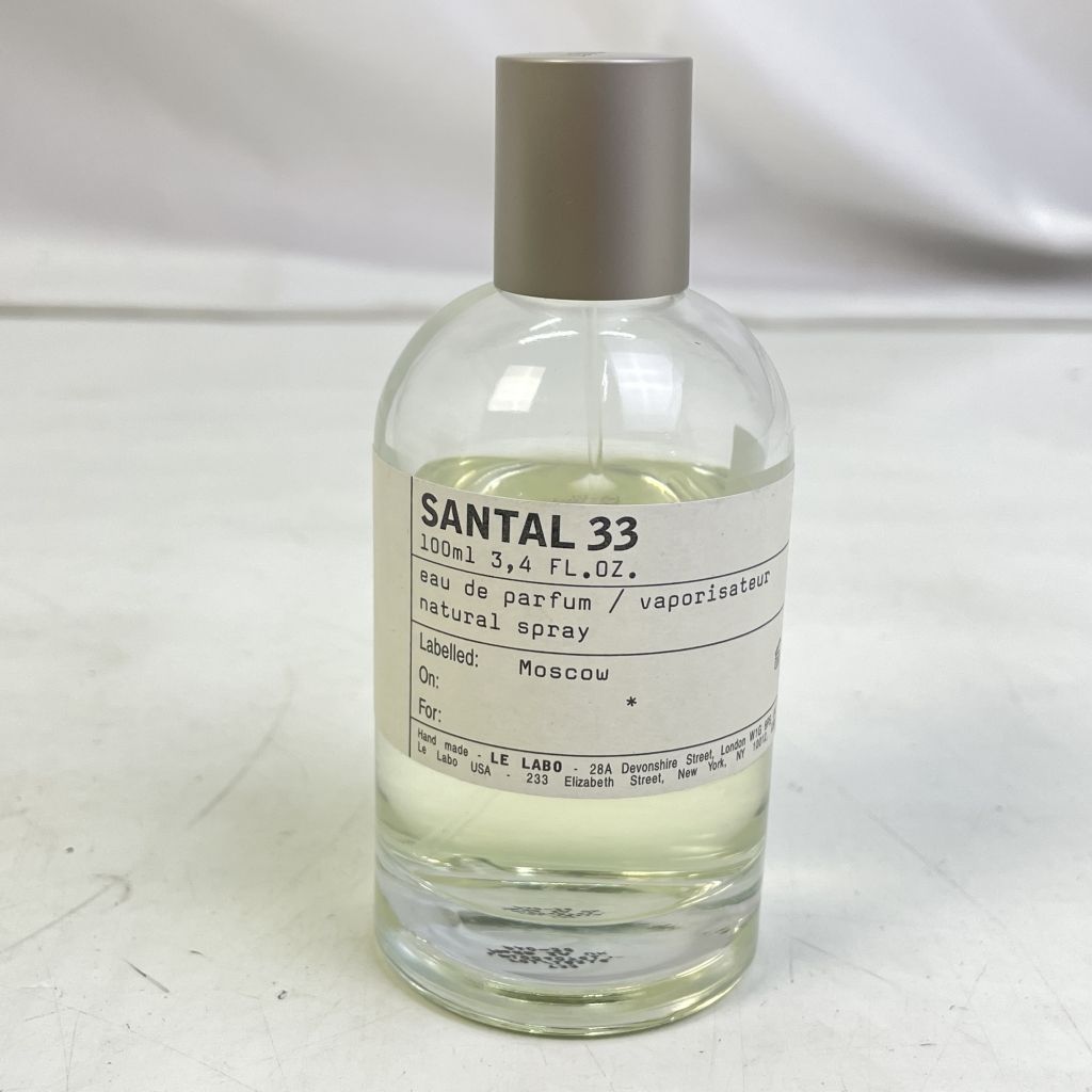 01w-0224 〇 LE LABO ルラボ SANTAL 33 サンタル 香水 オードパルファム スプレー 残量7割程度 総容量100ml  箱あり【中古品】 - メルカリ