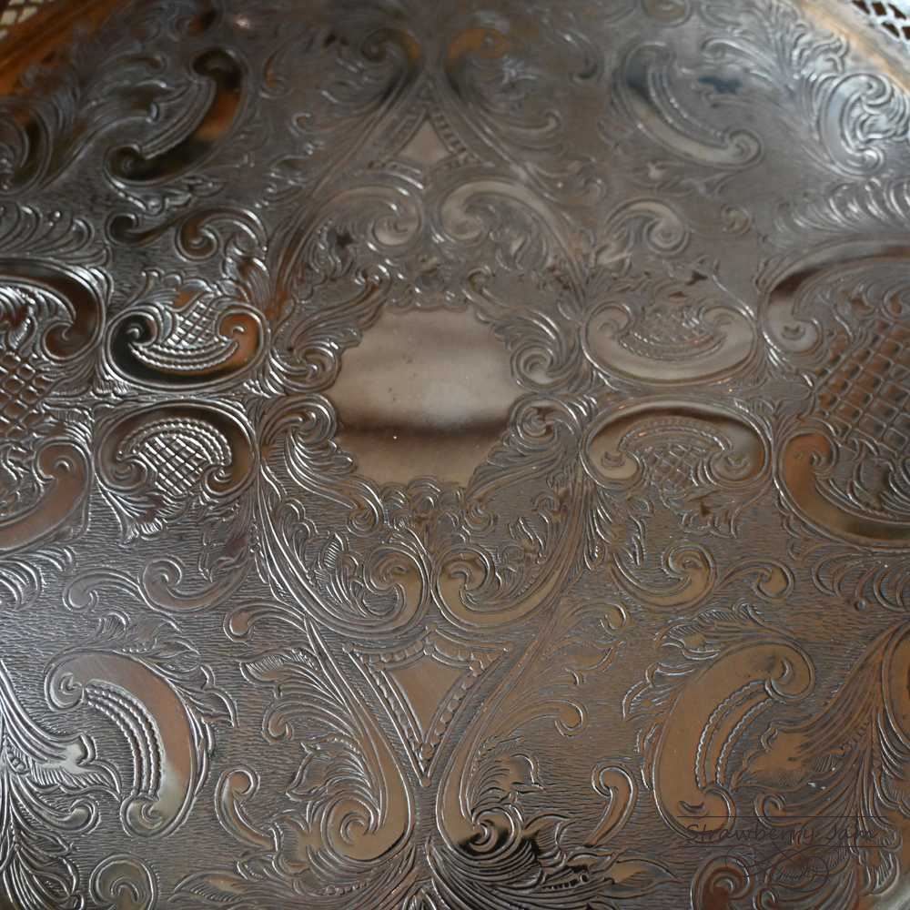 L3710-215 英国アンティーク シルバープレート キッチントレイ トレイ L3710-215 英国アンティーク シルバープレート キッチントレイ