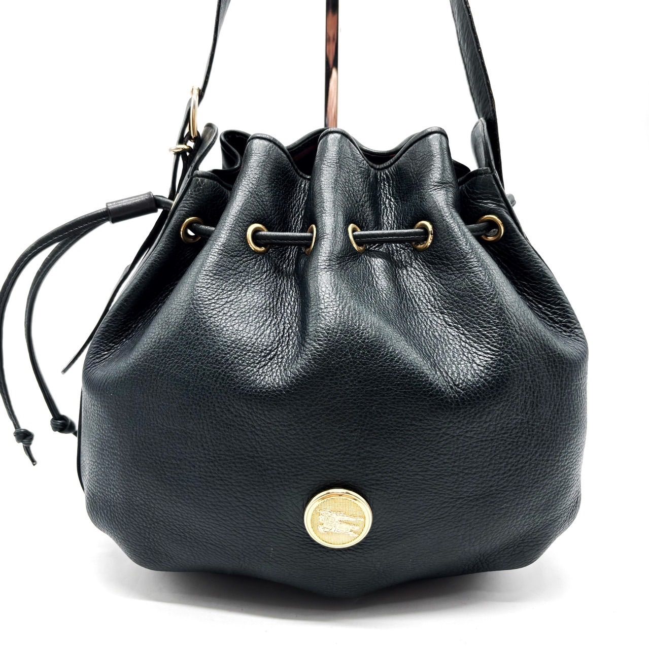 ✨良品✨ BURBERRY バーバリー ノバチェック ショルダーバッグ 巾着 