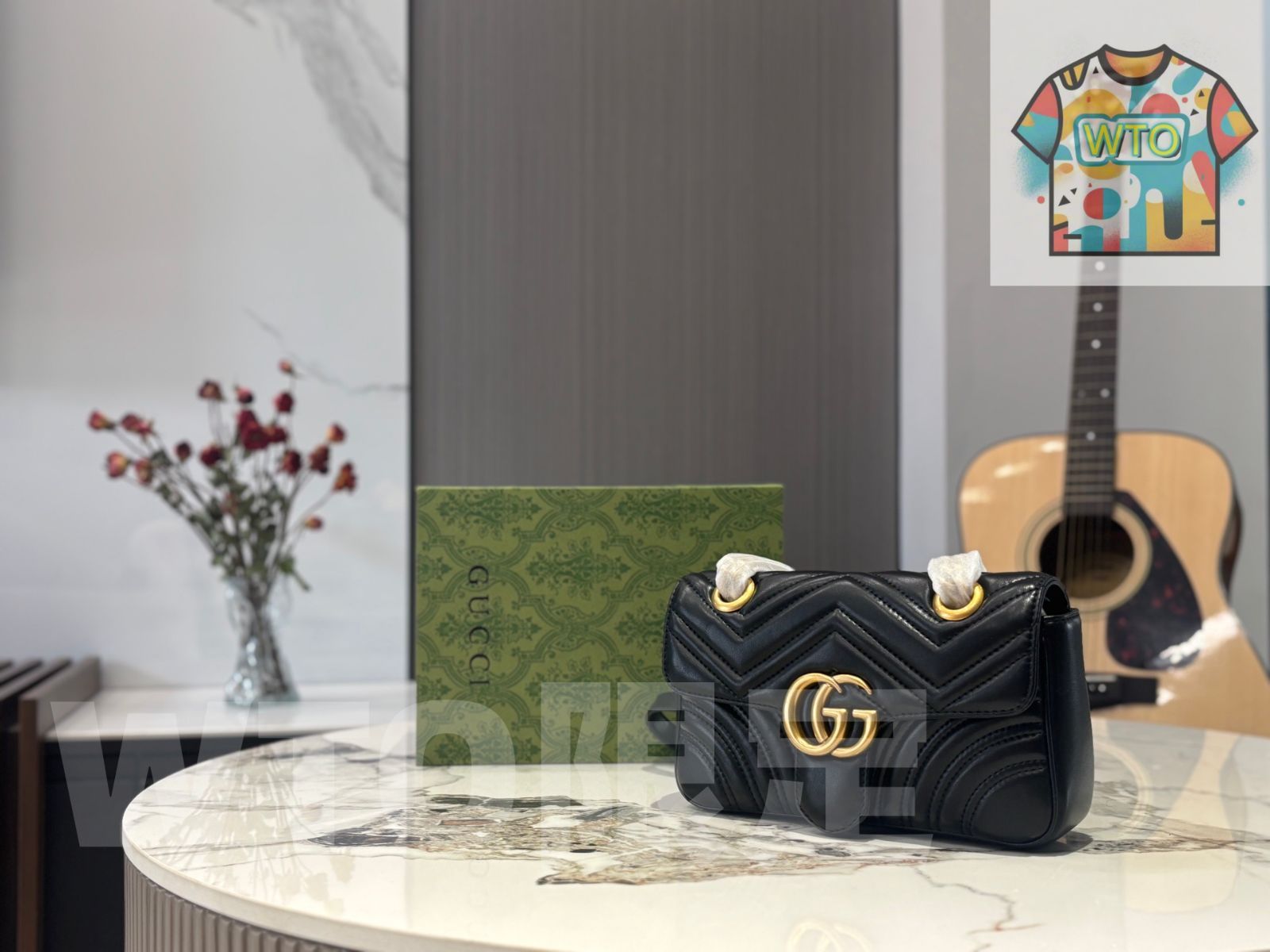 今日WTO】Gucci グッチ GGマーモン 原?品質 折りたたみボックス
