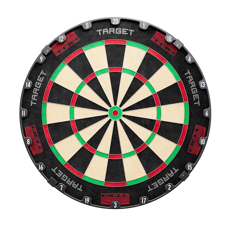 Target Japan ターゲットジャパン TOR DARTBOARD トア ダーツボード スティールチップ用ダーツボード 競技仕様モデル 固定キット 回転スコアリングシステム 自己回復型サイザル素材使用 0