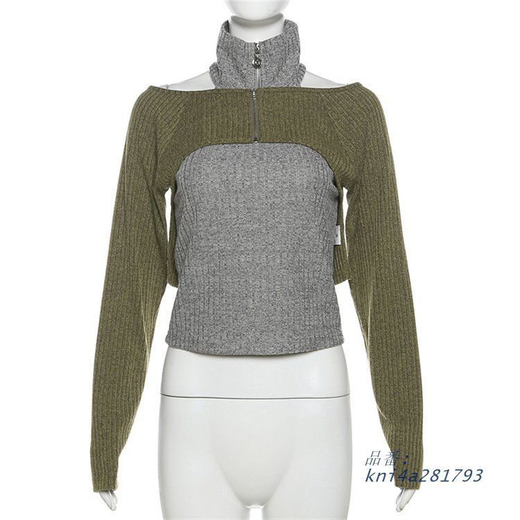 ニットボレロアンサンブル韓国ファッション kni4a281793