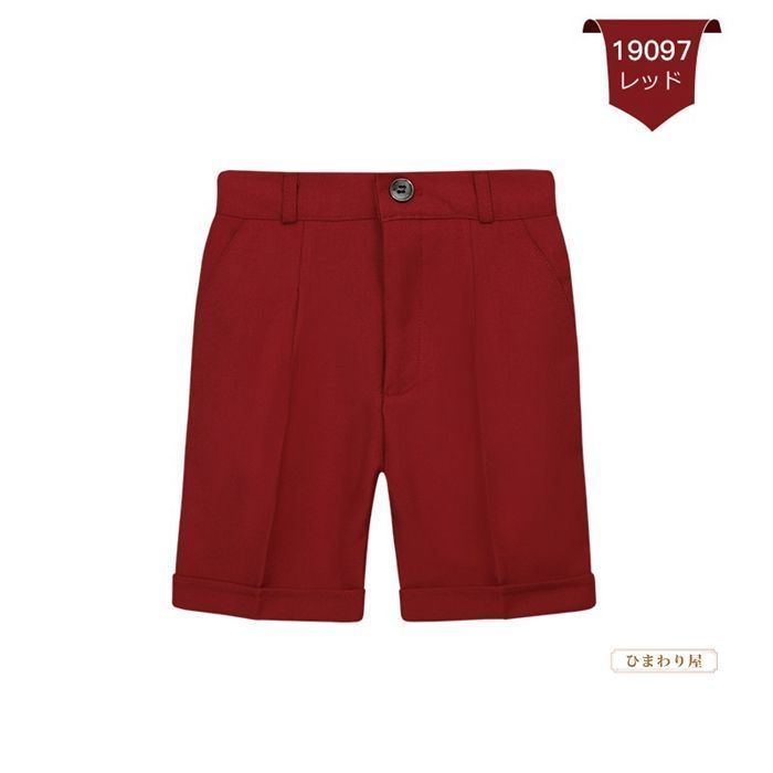 ハーフパンツ キッズ フォーマル ショートパンツ スラックス 半