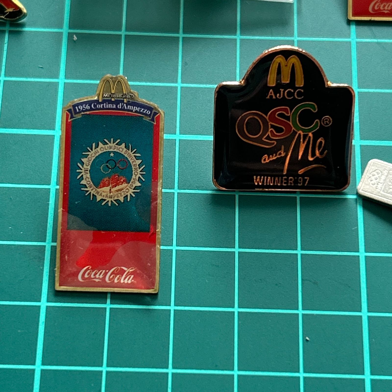 レトロ☆マクドナルドピンバッジ7点セット オリンピック ワールド 
