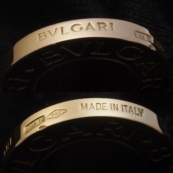 ● BVLGARI ブルガリブルガリ オニキス チャーム ペンダントトップ K18YG