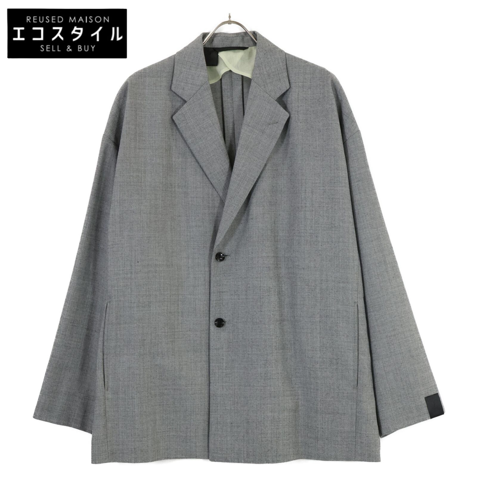 N.Hoolywood エヌハリウッド グレー 2201-JK08-002 2B ジャケット 38
