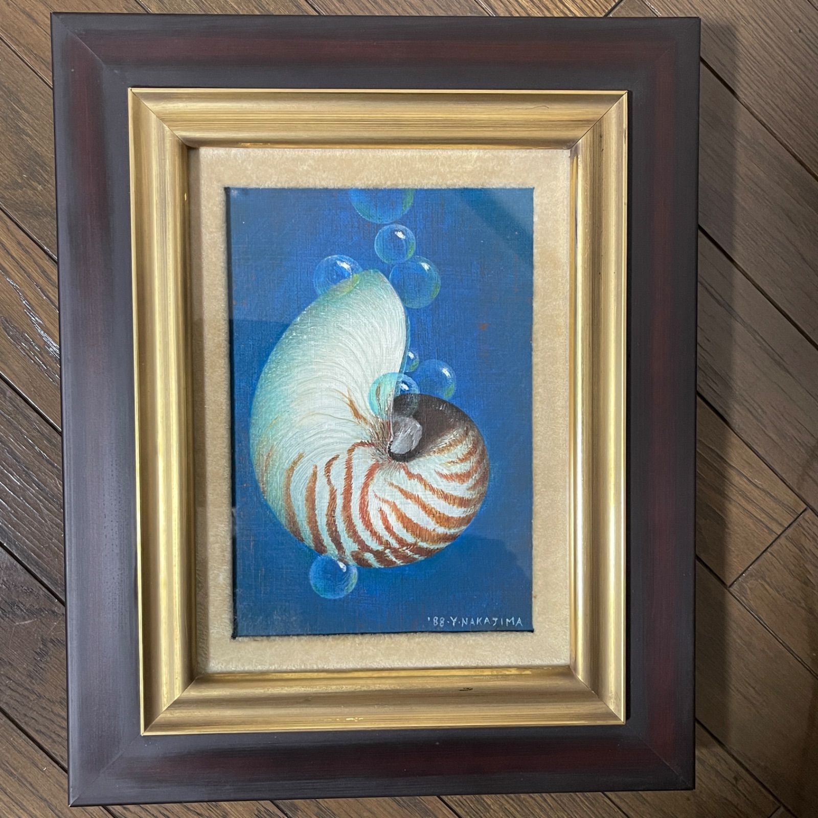 油絵 油彩画 中島芳雄 SMサイズ 愛知県 岡崎市 - Antique shop carl