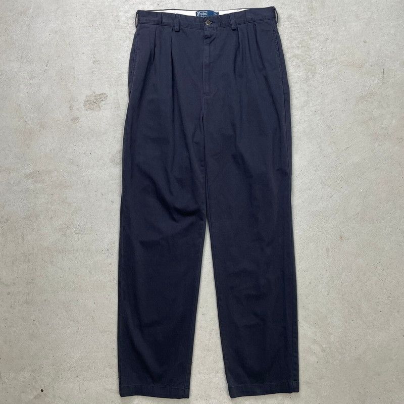 最先端 90年代 Polo by Ralph Lauren ポロラルフローレン 2タック パンツ