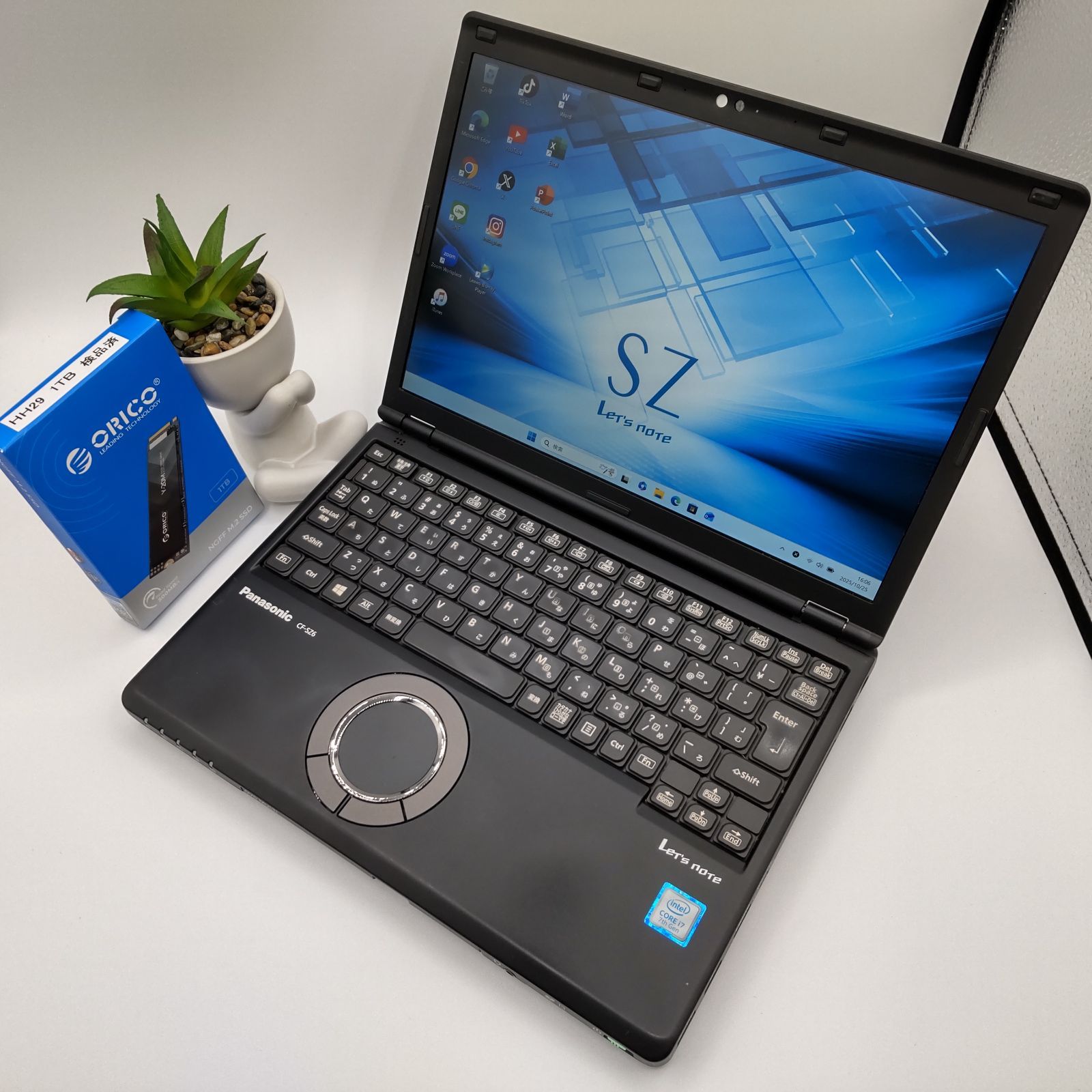 【限定品❗】✨希少✨Core i7/16GB/SSD＋HDD1TBノートパソコン 超希少色＆究極スペック】パナソニック・レッツノート☆ジェット