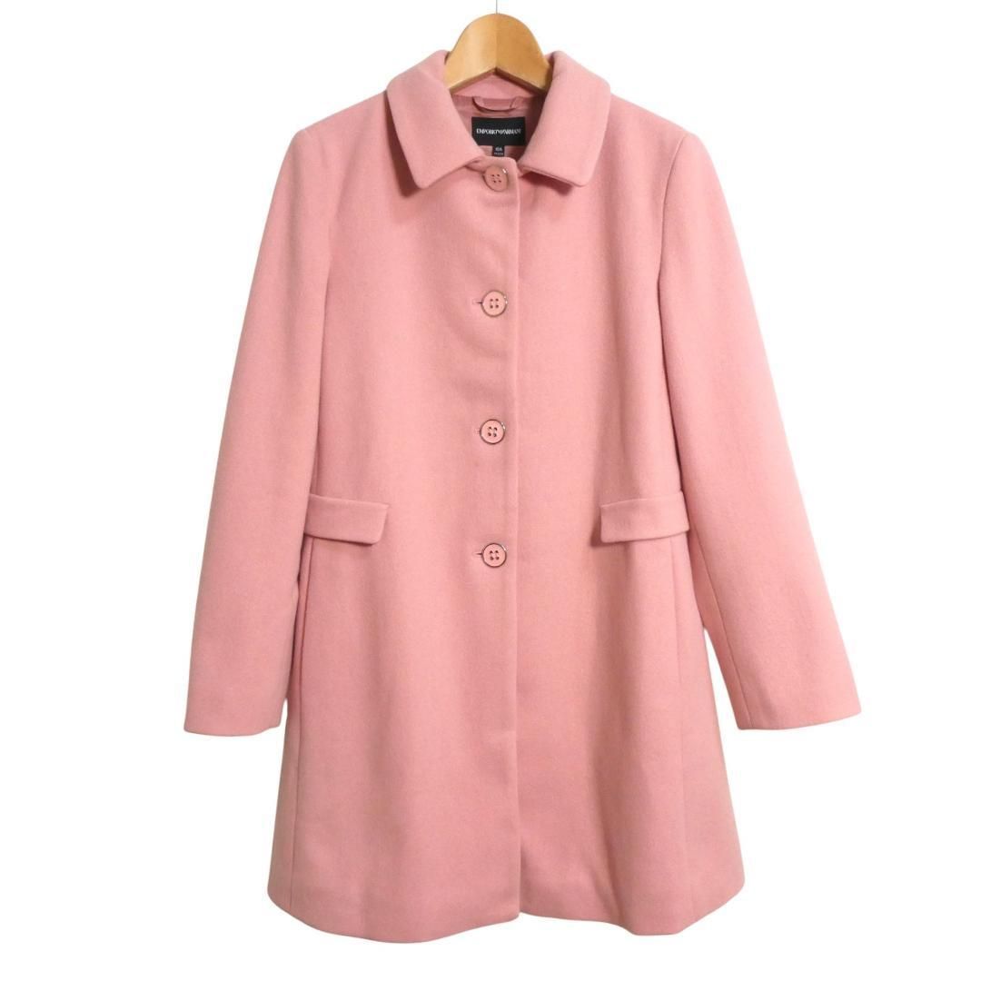 EMPORIO ARMANI エンポリオアルマーニ スプリングコート フリル エンポリオアルマーニ トレンチコート ベルト付き アウター フリル