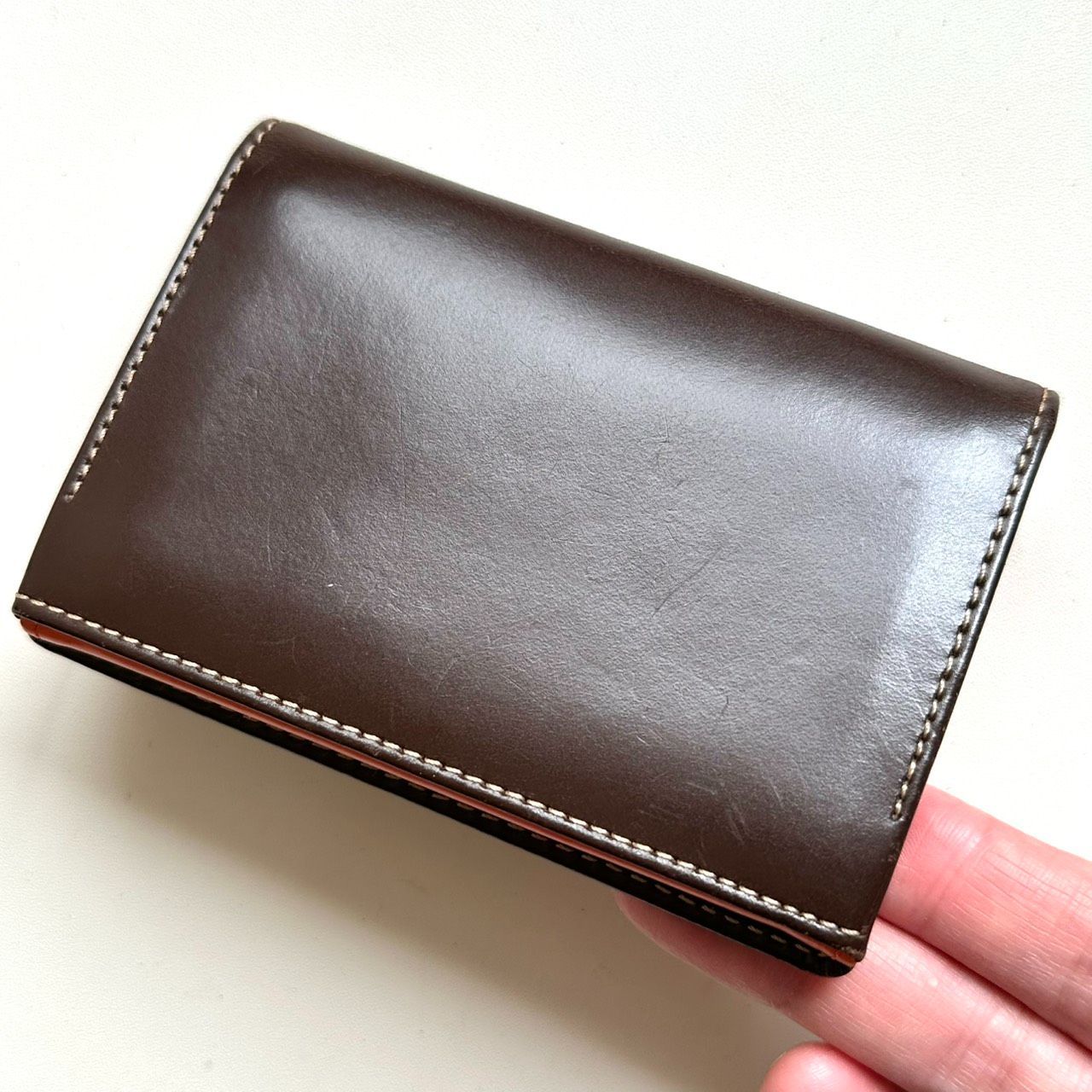  ポールスミス Paul Smith 名刺入れ ブライドルレザー ダークブラウン カードケース 小物