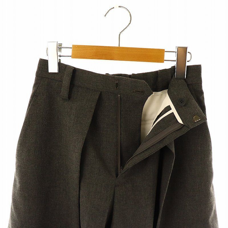 sacai プリーツ切替 キュロット風パンツ ドッキング プリーツ