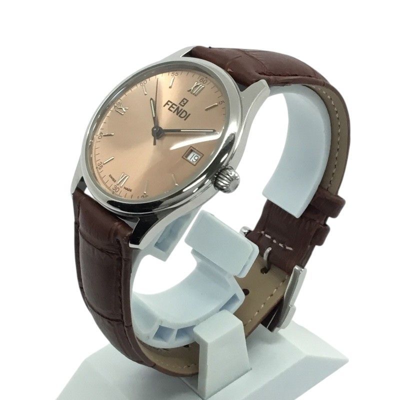 FENDI フェンディ orologi クォーツウォッチ 210G 017-334 メンズ 腕時計 社外ベルト 品| -AB 質屋 かんてい局那覇店 n3100259939900002