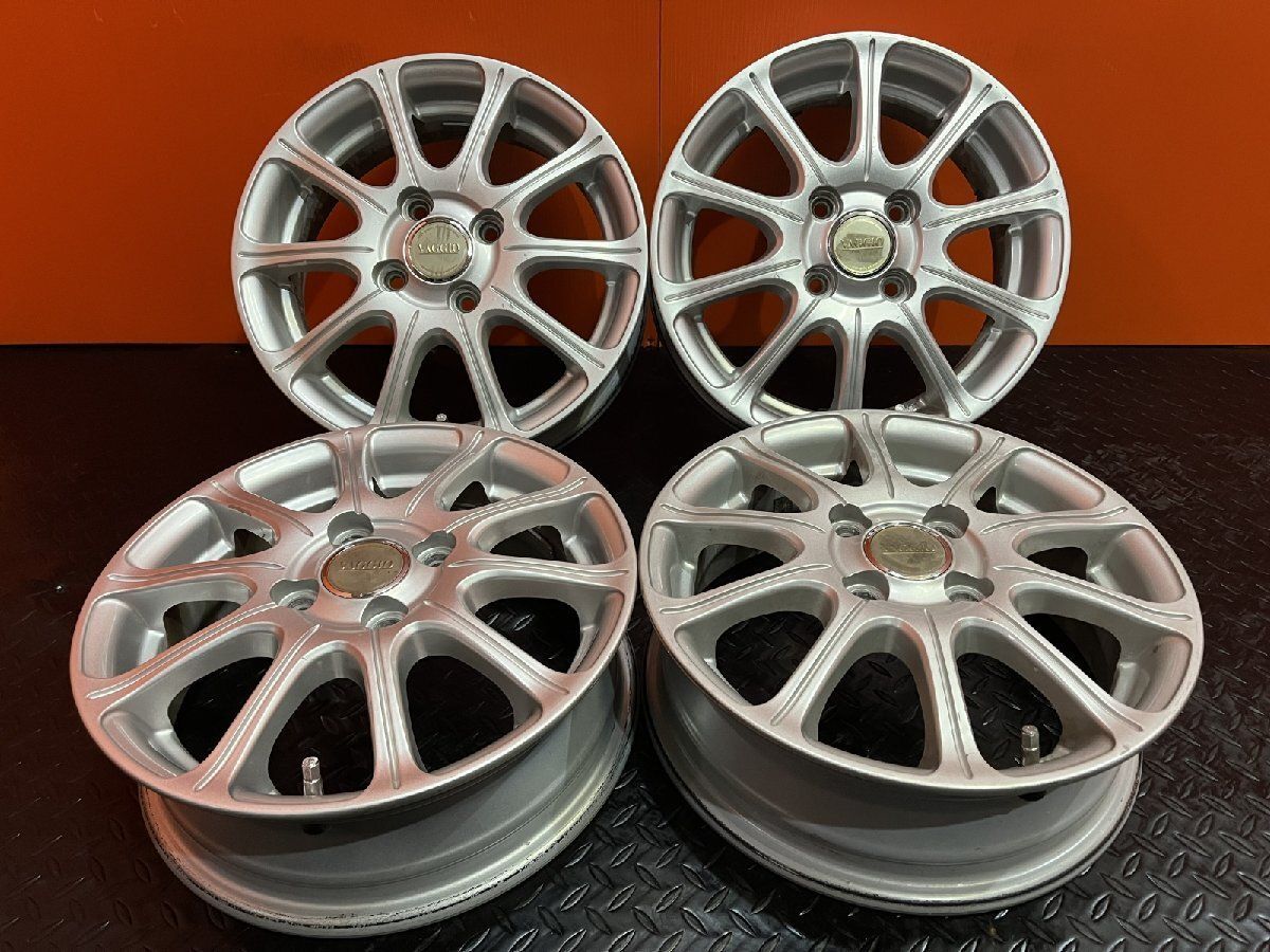 BS BRIDGESTONE VAGGIO TK10 バッジオ 社外ホイール 14インチ 4本 4.5J4HPCD100+46 ルークス モコ  スペーシア等 (VHX138 - メルカリ