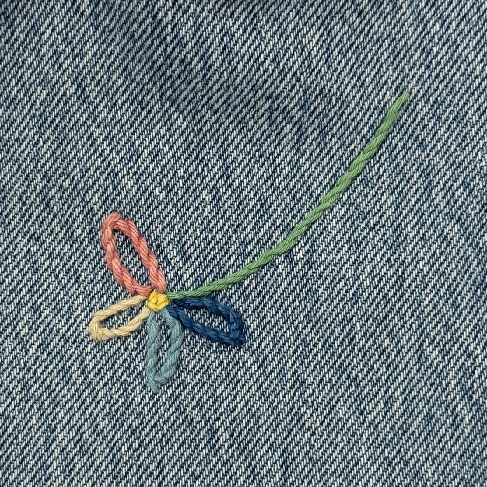 参考上代352000円 READYMADE 25AW HIPPIE DENIM BLUE ヒッピーデニム