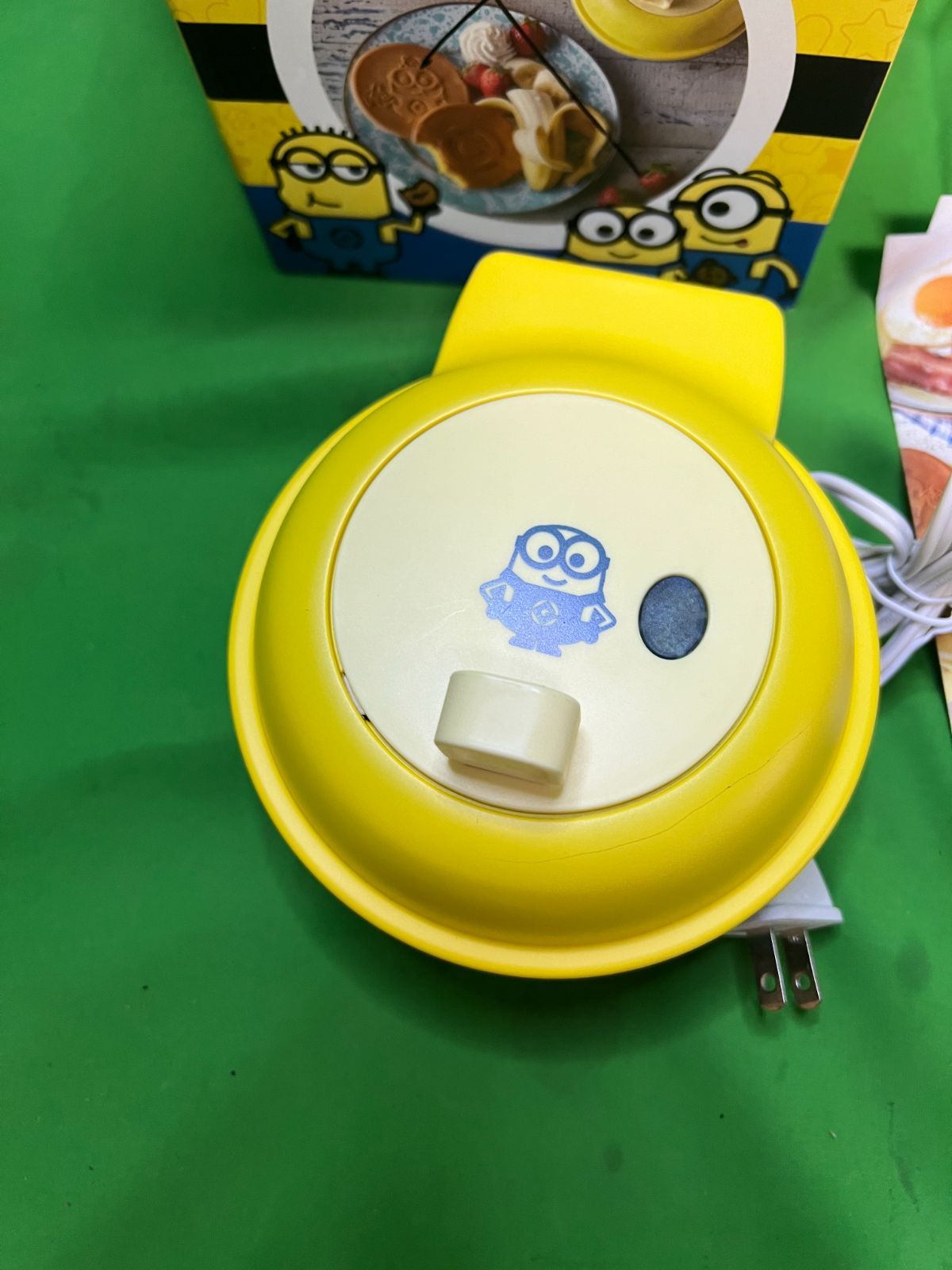 美品★レコルト　スマイルベイカーミニ/ミニオン　パンケーキメーカー　電気調理器　RSM-2　ミニオンのパンケーキ＠上