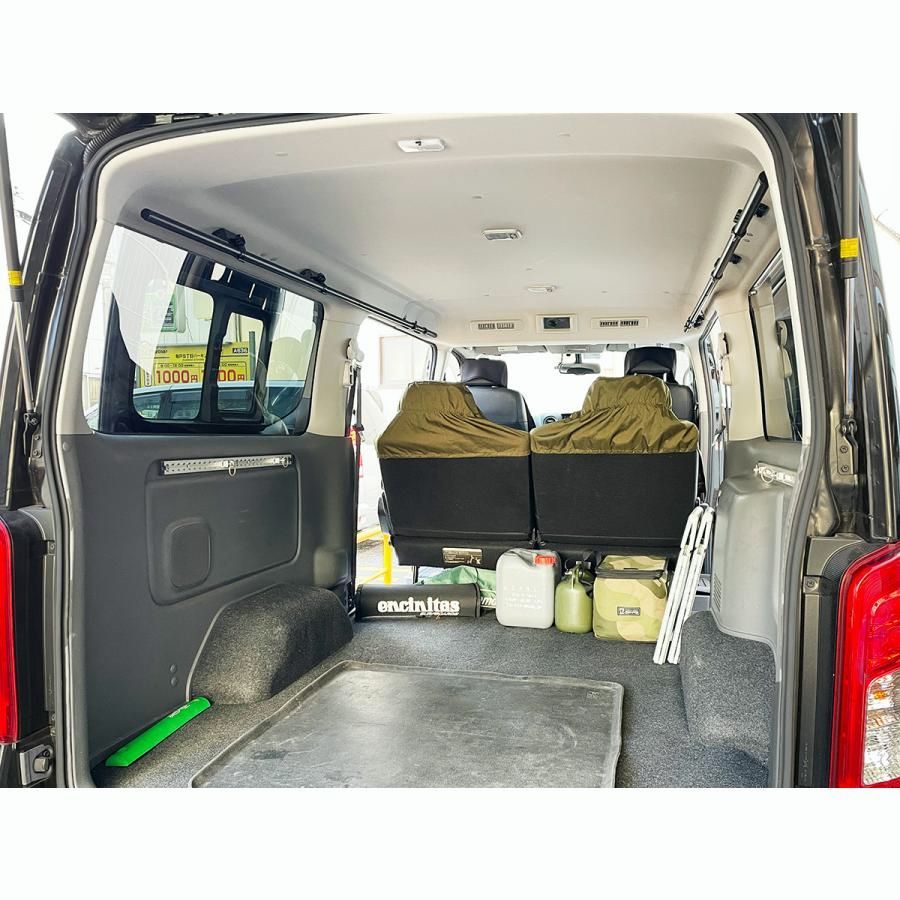 送料無料 NAMINORIKOZOU NV350 キャラバン GX サイドバー左右2本セット 2.2M 車内 キャリア ルーフインナーバー ラゲッジレール プレミアムGX