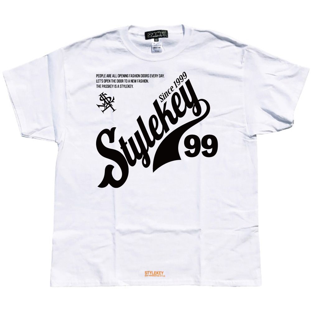 STYLEKEY スタイルキー 半袖Tシャツ AWESOME S/S TEE(SK23SP-SS05) ストリート ナンバリング ヒップホップ レゲエ ロック B系 バンド ロゴ 大きいサイズ