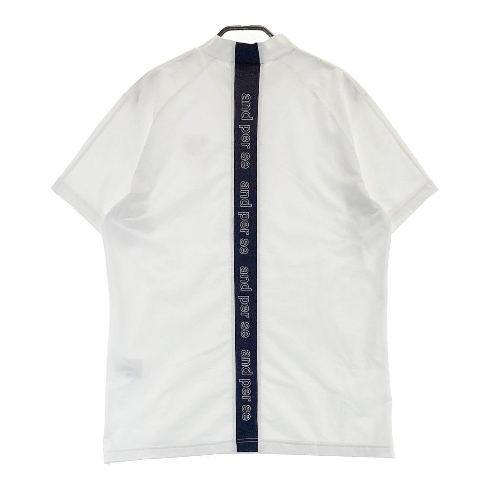 サイズ：L AND PER SE アンパスィ ハイネック 半袖Tシャツ