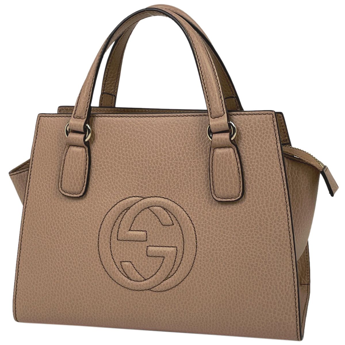GUCCI bag バッグ ソーホー 2way GUCCI ソーホー 2WAYトートバッグ ブラウン カーフ