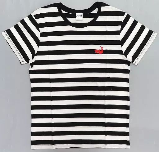 【中古】衣類 松岡凛 Animal motif Tee(Tシャツ) ブラック Lサイズ 「劇場版 Free!-the Final Stroke-×ZOZOTOWN」