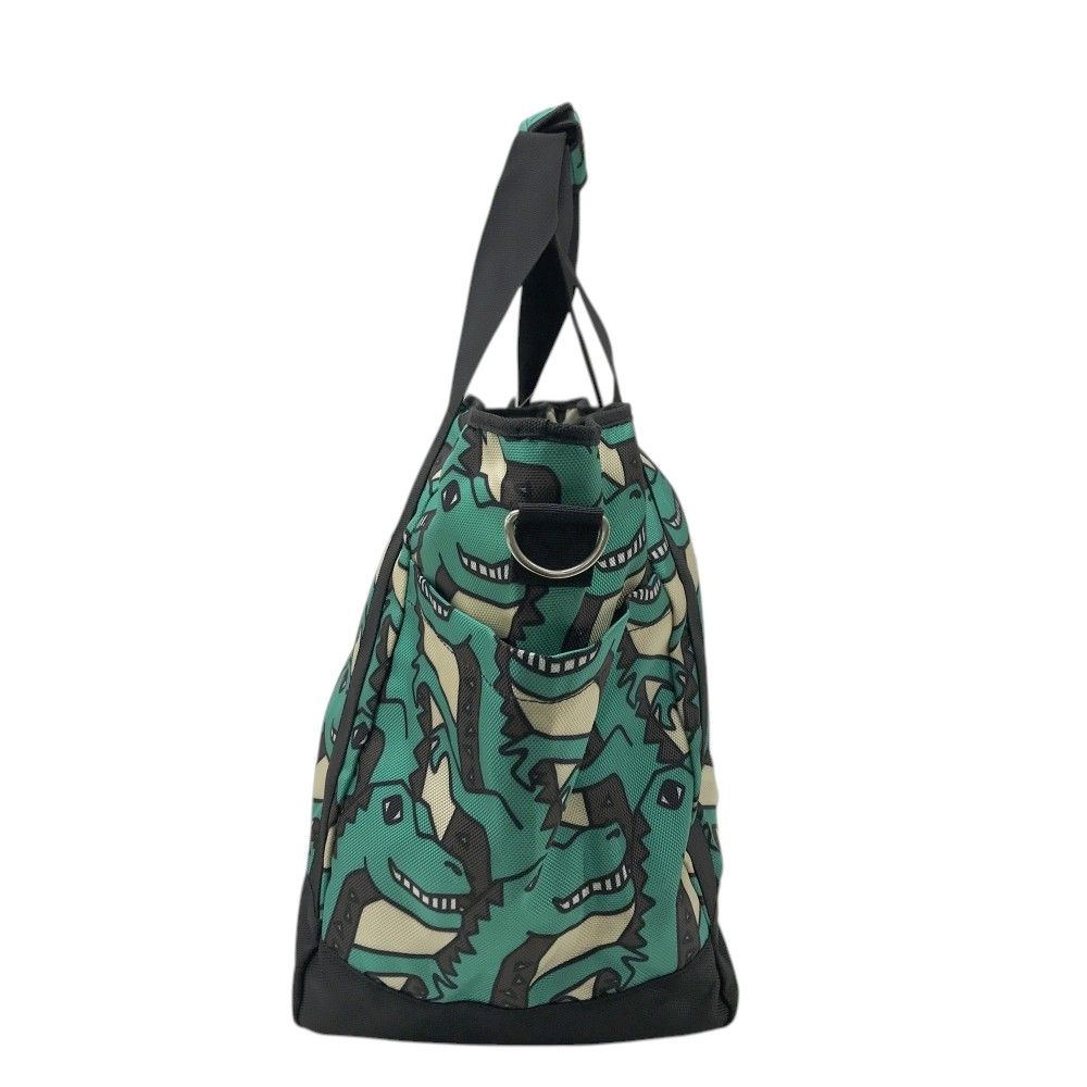 PEARLY GATES パーリーゲイツ 2way ロッカーバッグ 恐竜柄 グリーン系