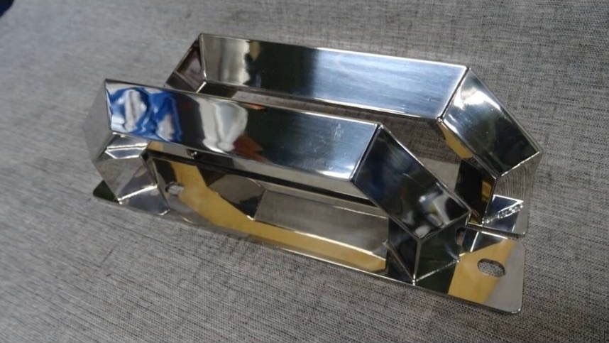 17 07 スーパーグレート フロントグリップ ステンレス ジェットイノウエ JET メッキ フロント グリップ LR セット 三菱