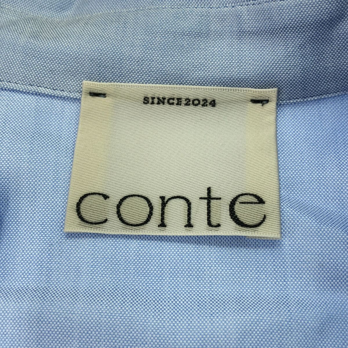 conte / コンテ | ディープVネック スキッパーシャツ | F