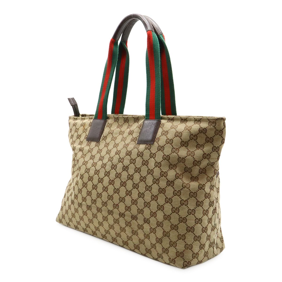 GUCCI グッチ GGキャンバス マザーズバッグ トートバッグ ラージトート