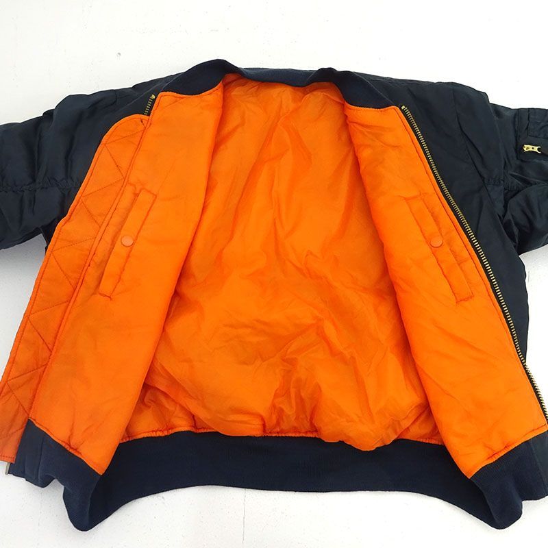 三重店】Snap-on｜スナップオン MA-1 フライトジャケット ブルゾン L