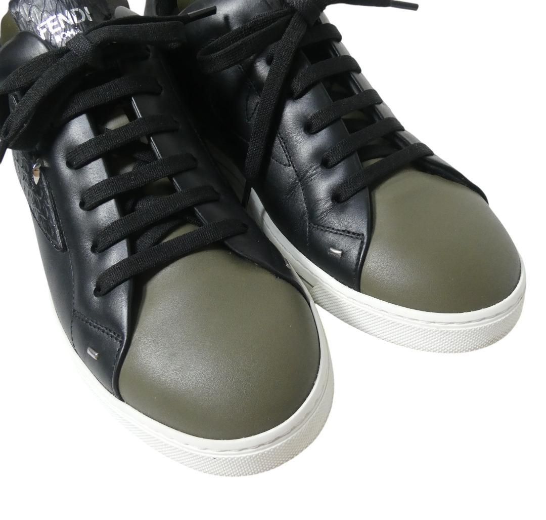 美品 FENDI フェンディ サイズ7E 約26㎝ ローカット スニーカー