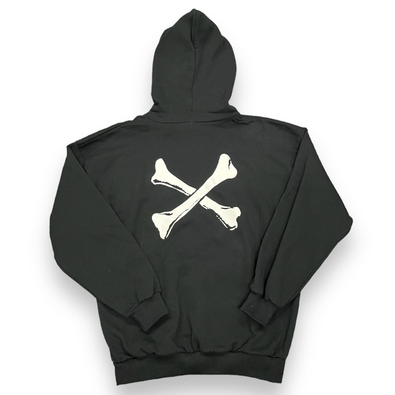 WTAPS 22AW CROSS BONES HOODY 03 BLACK クロスボーン スウェット