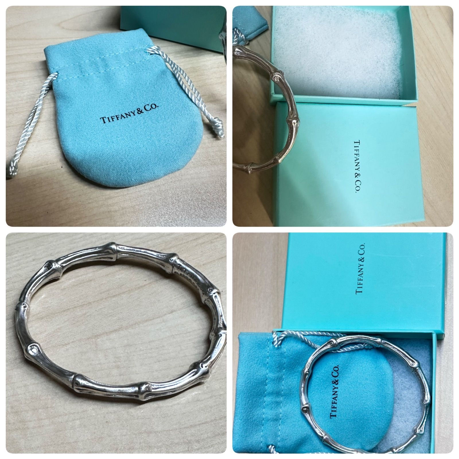 Tiffany & Co. シルバーバングル  オリジナルポーチ付き Tiffany & Co. シルバーバングル オリジナルポーチ付き Tiffany