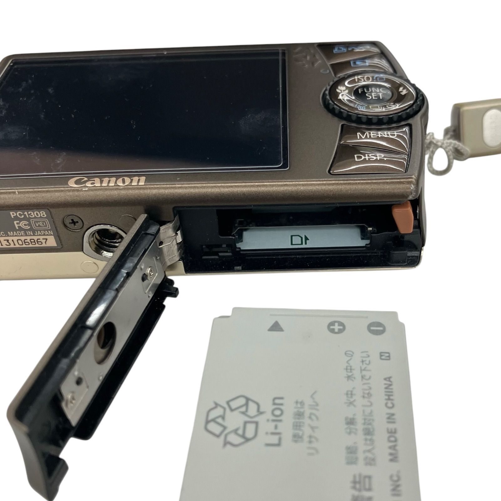 186001 現状品 Canon キヤノン IXY DIGITAL 920 IS PC1308 ゴールド 