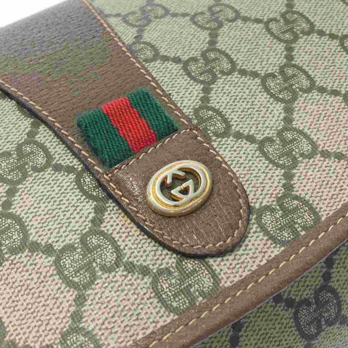 GUCCI グッチ GG柄 シェリーライン 156.01 クラッチバッグ セカンド 