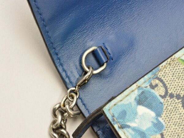 グッチ GUCCI GGブルームス ディオニュソス PVC×レザー チェーン  