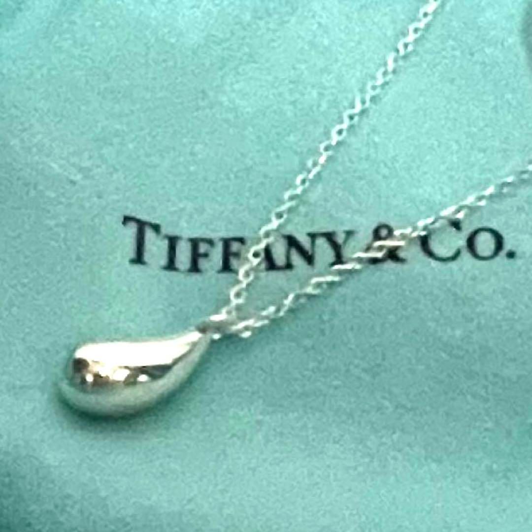 美品　Tiffany ティファニーオープンティアドロップネックレス　SV925りりのジュエリー
