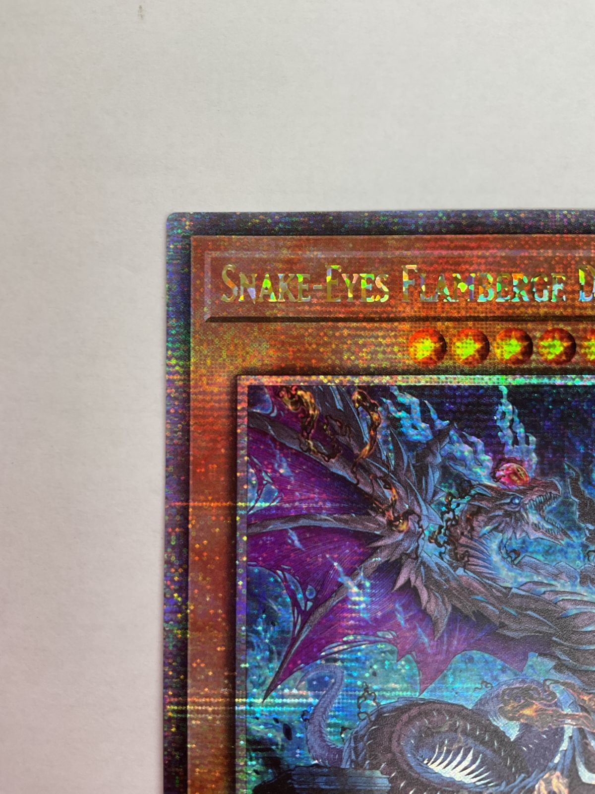 077 PK Y91 カード 蛇眼の炎龍 AGOV-EN010 25thシークレット 英語版 遊戯王 目立った傷や汚れなし 10 19