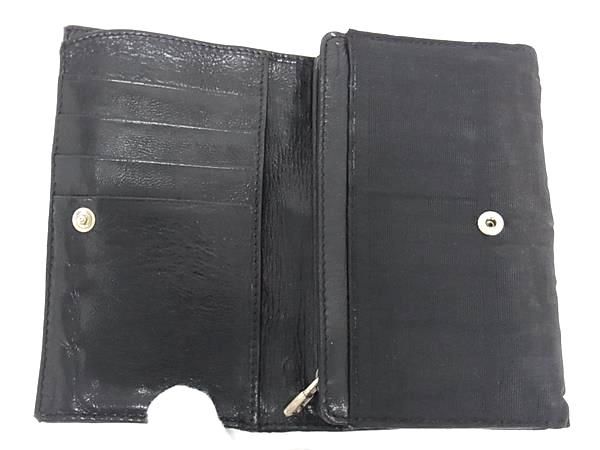 FENDI フェンディ ズッカ柄 キャンバス 二つ折り 財布