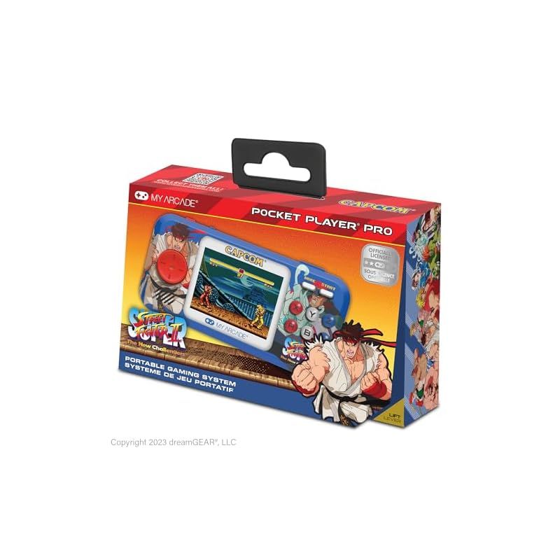 欲しいモノを一括サーチ。 My Arcade Street Fighter II ポケットプレーヤー ポータブルゲームシステム 2つのゲーム付き 2.75インチ スクリーン 0
